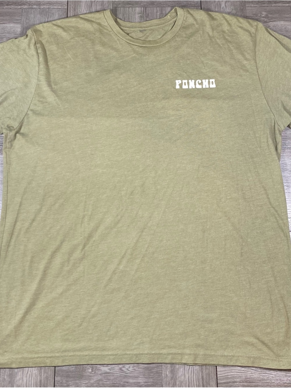 Poncho Outdoors Men's T-Shirt - Aoudad Ram Green Short Sleeve - X-Large XL 